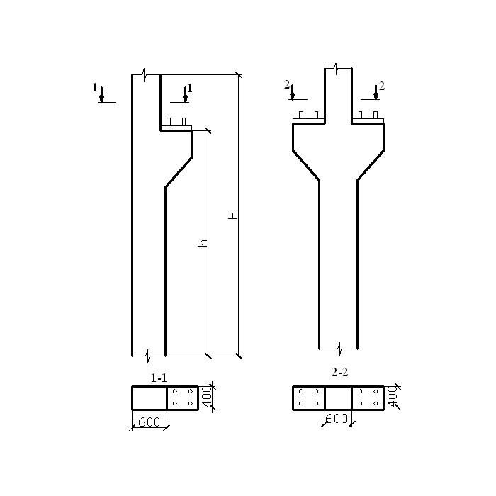 Колонна железобетонная 4к 120-6